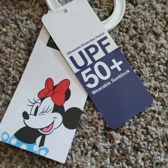 Disney Minnie Mouse 2 Piece Swimsuit/Swim Top These Summer Day Girls Size 4 NWT - Picture 4 of 4